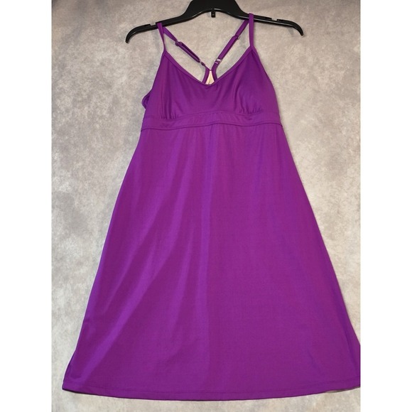 ALTHETA Other - Athleta Beach Womens Size Medium Swim Dress Purple Modest Built-in Bra Modest